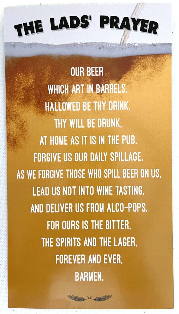 Humour - The Lad's Prayer