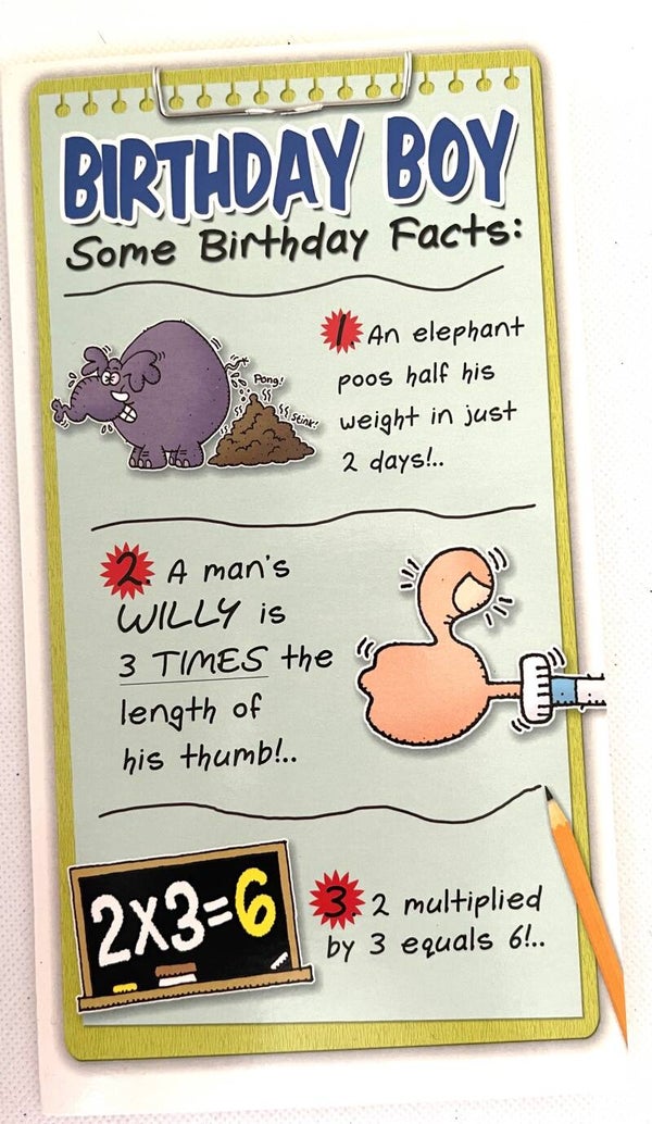 Humour - Birthday Boy
