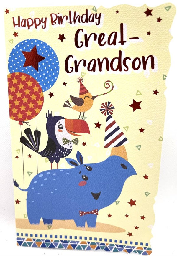 Great Grandson - Happy birthday