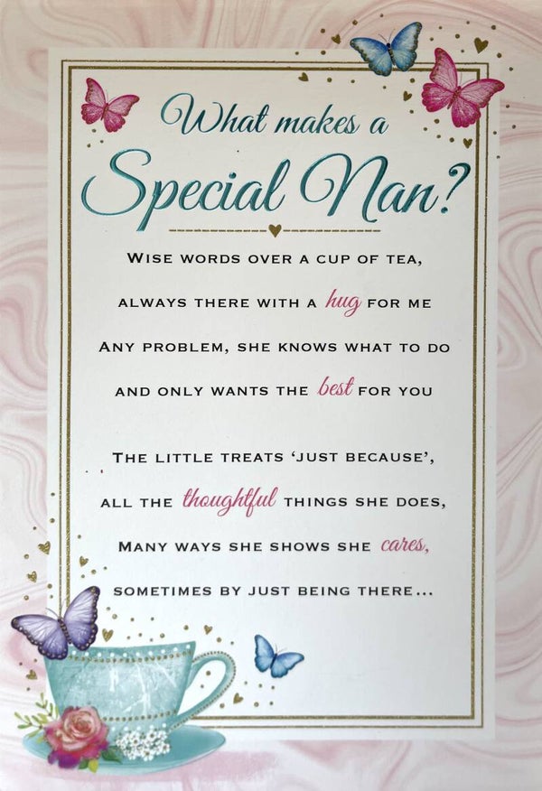 Nan - What makes a Special Nan