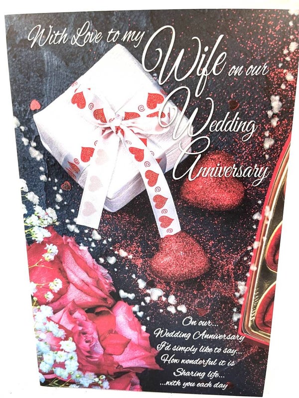 Wife Anniversary - With love to my Wife on Our Wedding Anniversary