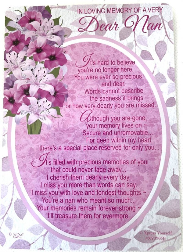 In Loving Memory - Nan