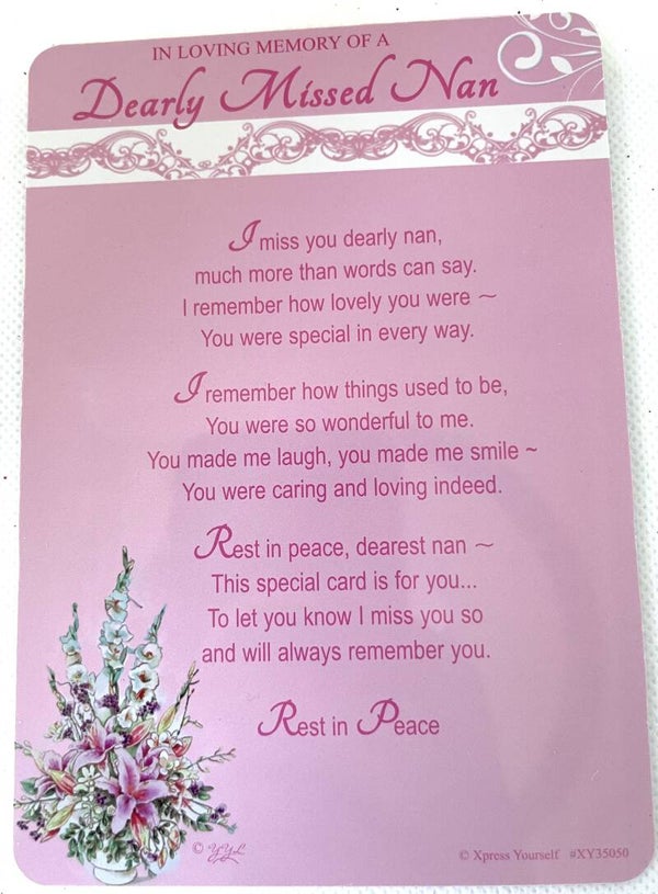 In Loving Memory - Nan