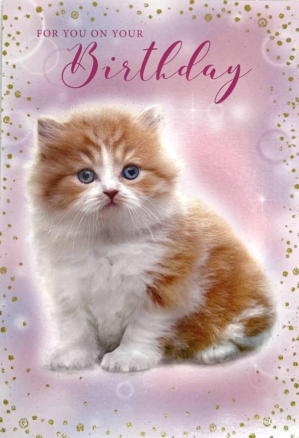Birthday Card - Kitten