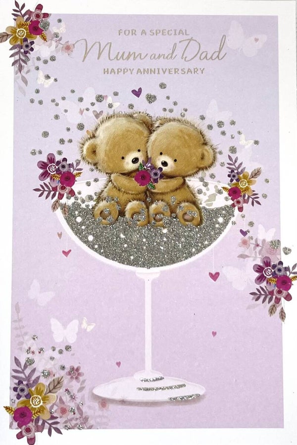 Wedding Anniversary Card - Mum and Dad