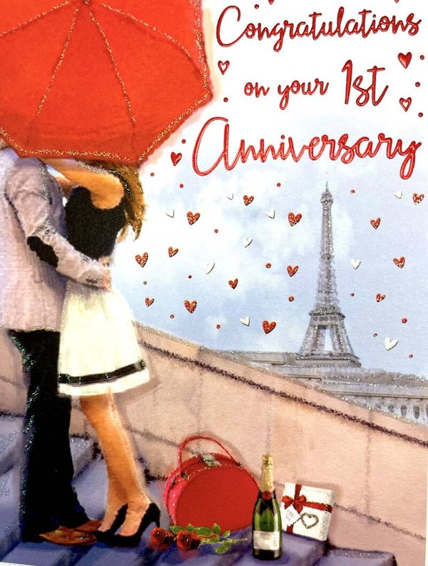 Congratulations on your 1st Anniversary