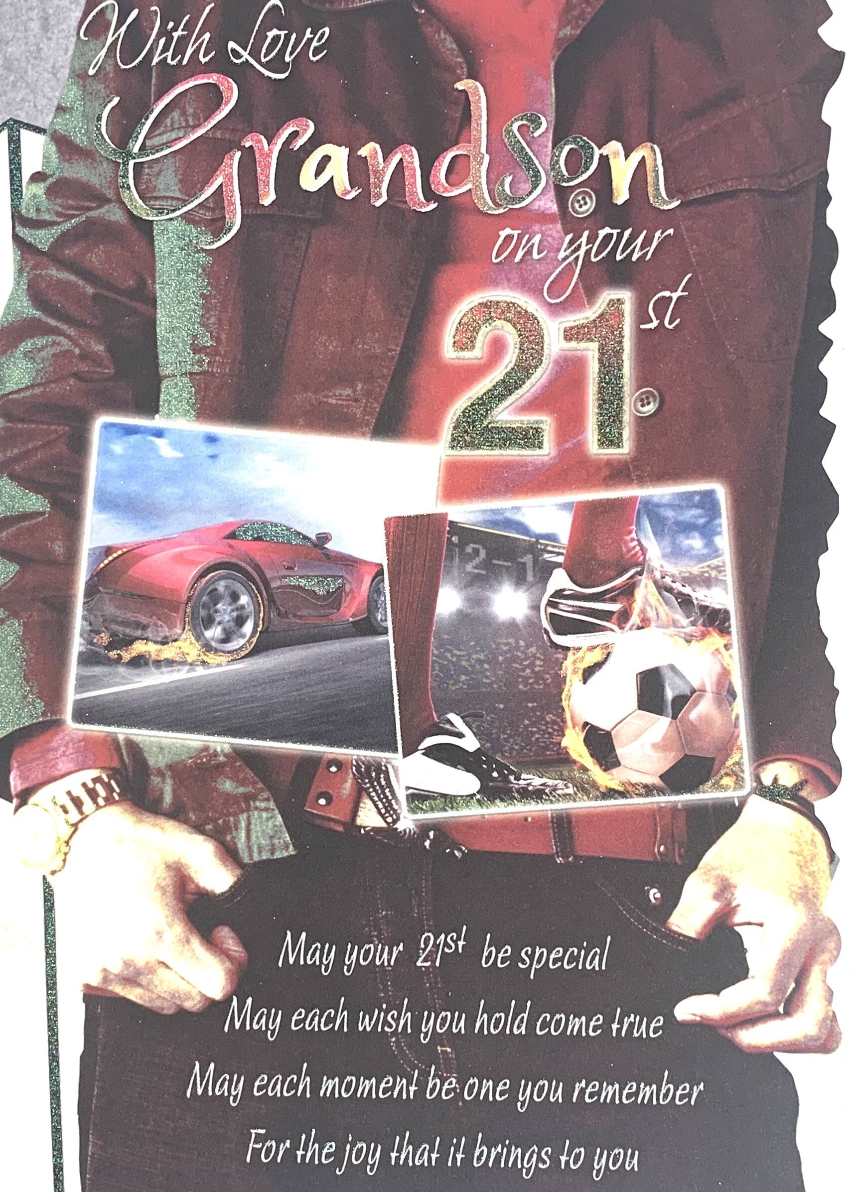 Grandson birthday - grandson on your 21st birthday