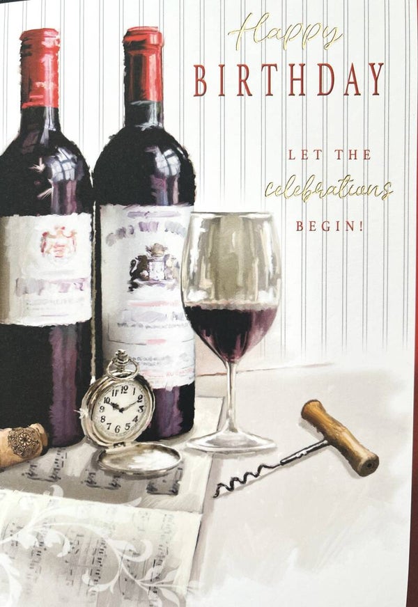 Birthday Card (Wine)