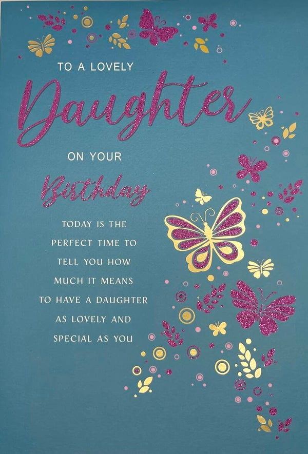 Daughter - To a lovely Daughter on your birthday