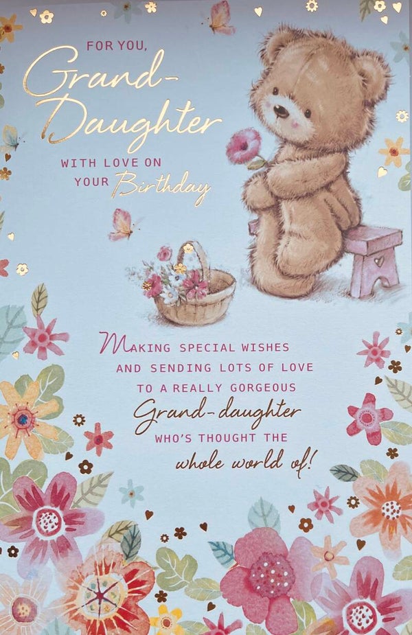 Grand-Daughter birthday card