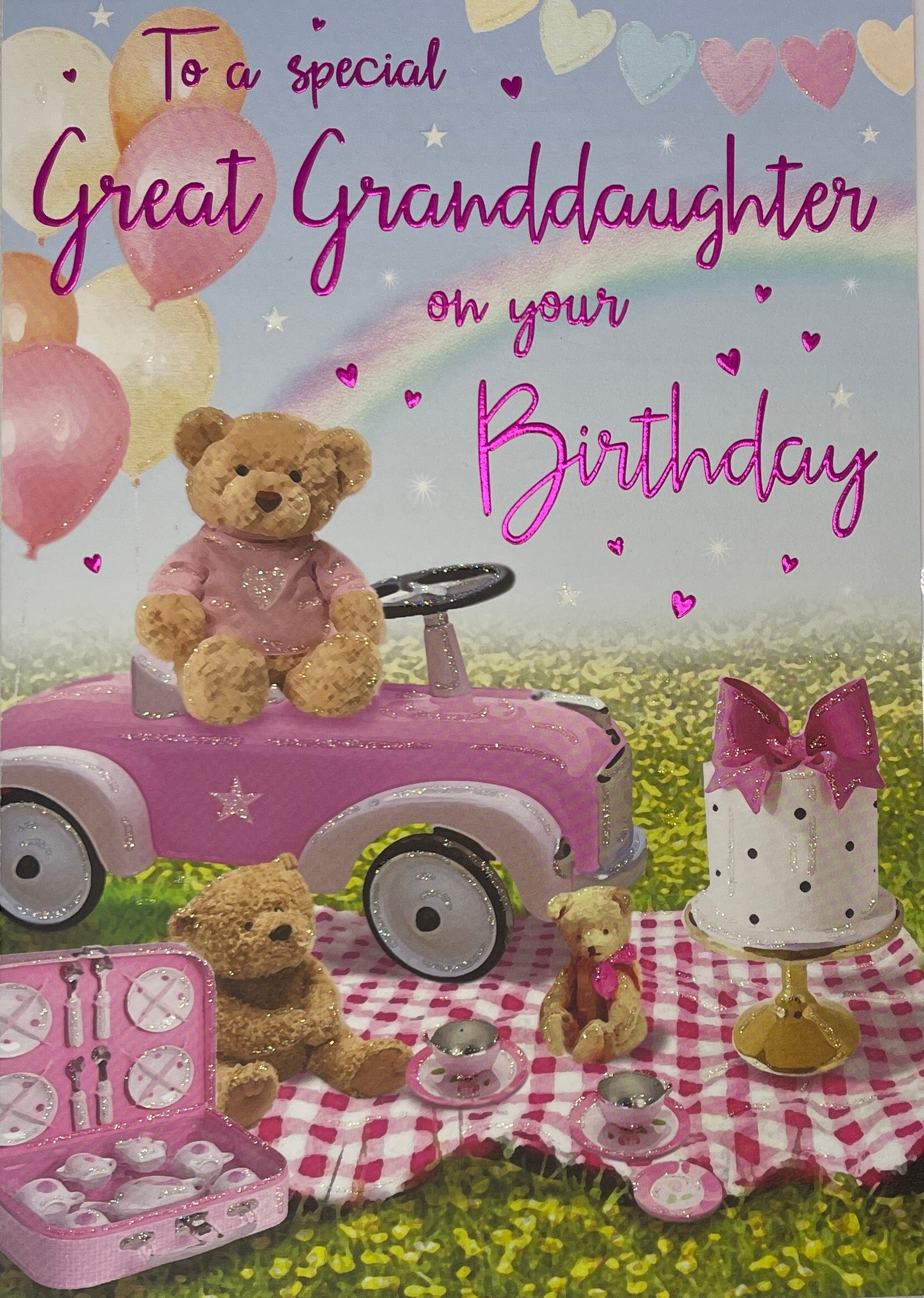 Great Granddaughter birthday card