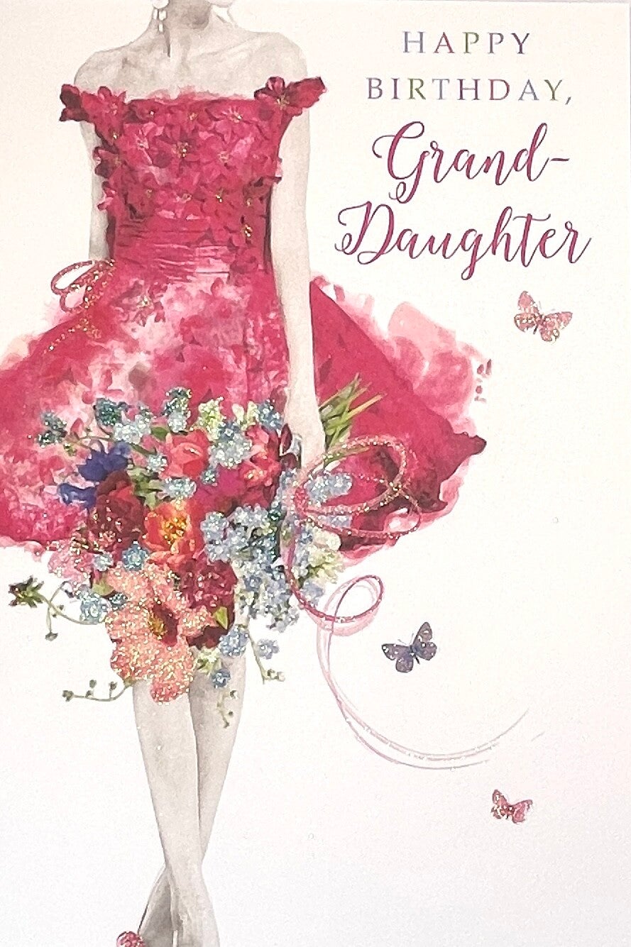 Granddaughter birthday card