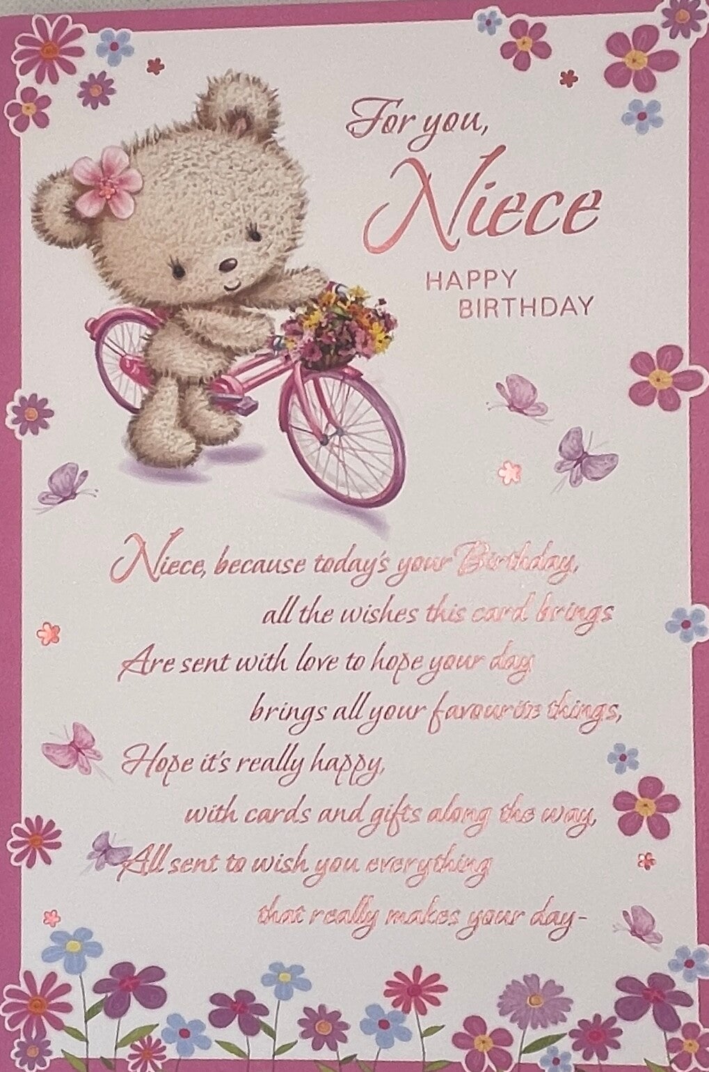 Niece birthday card