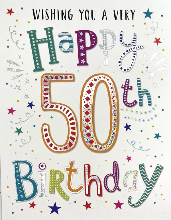50th Birthday Card