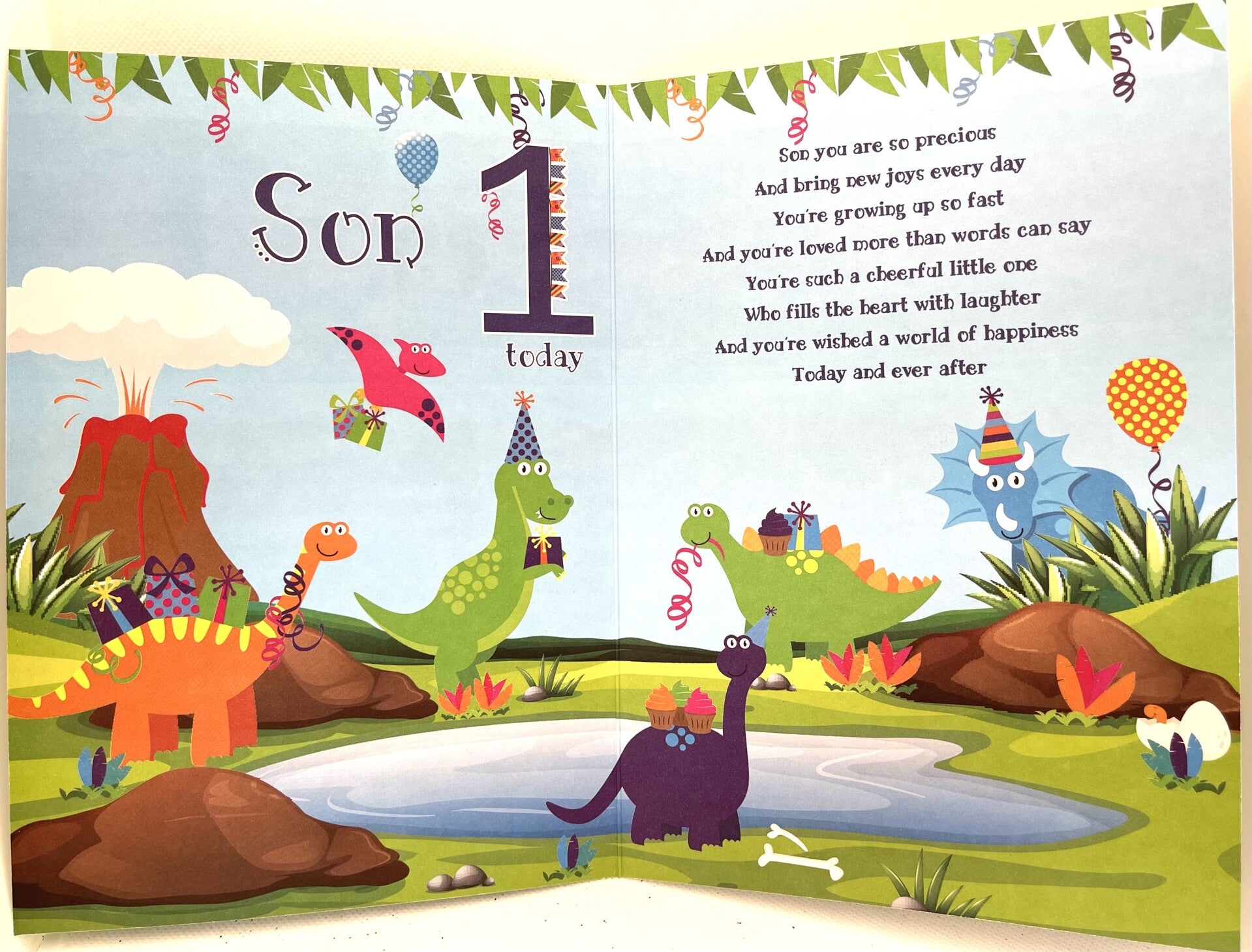 Son 1st Birthday - For a Precious Son who is 1 today