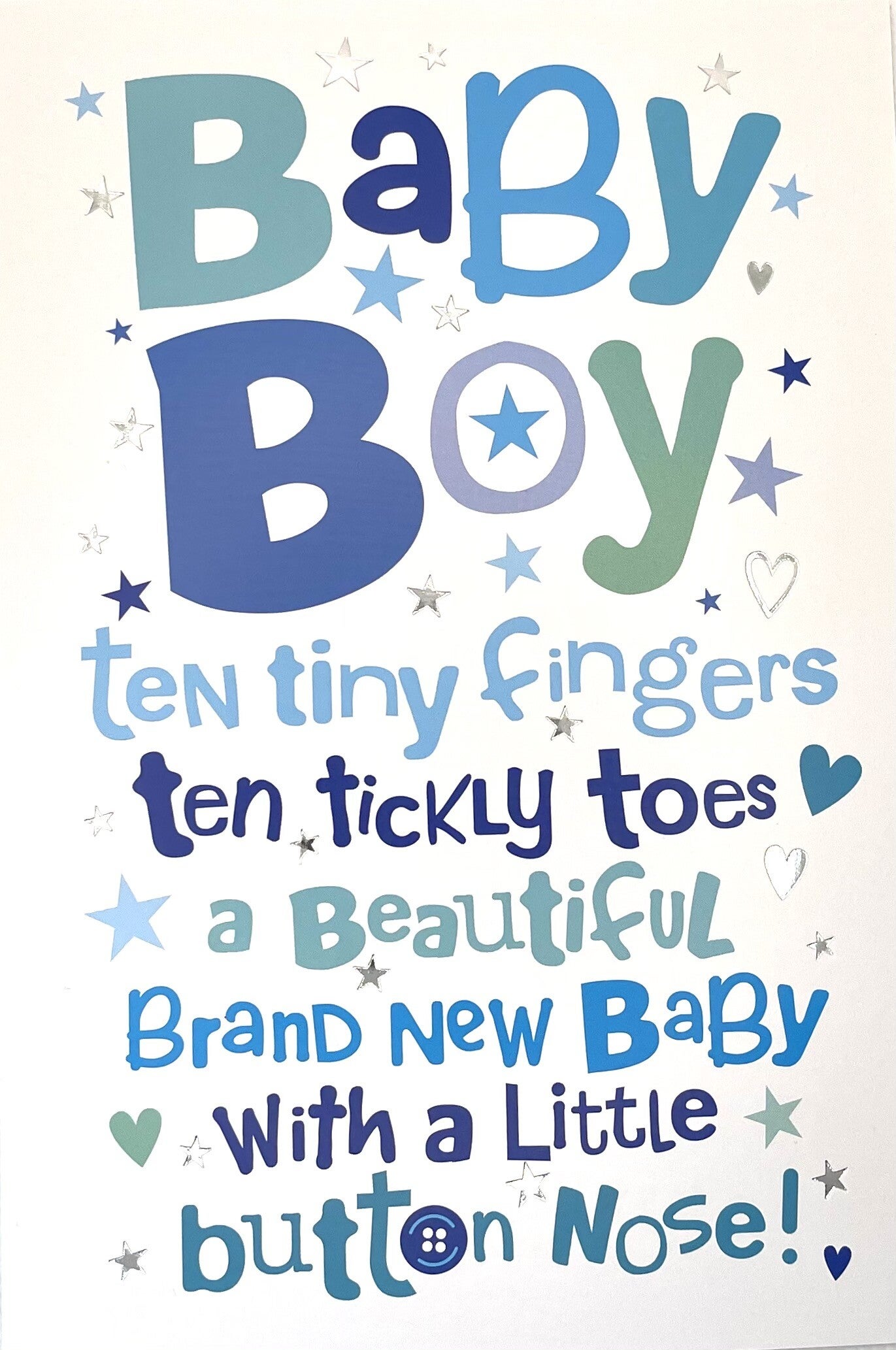 Birth Boy Card - Baby Boy
