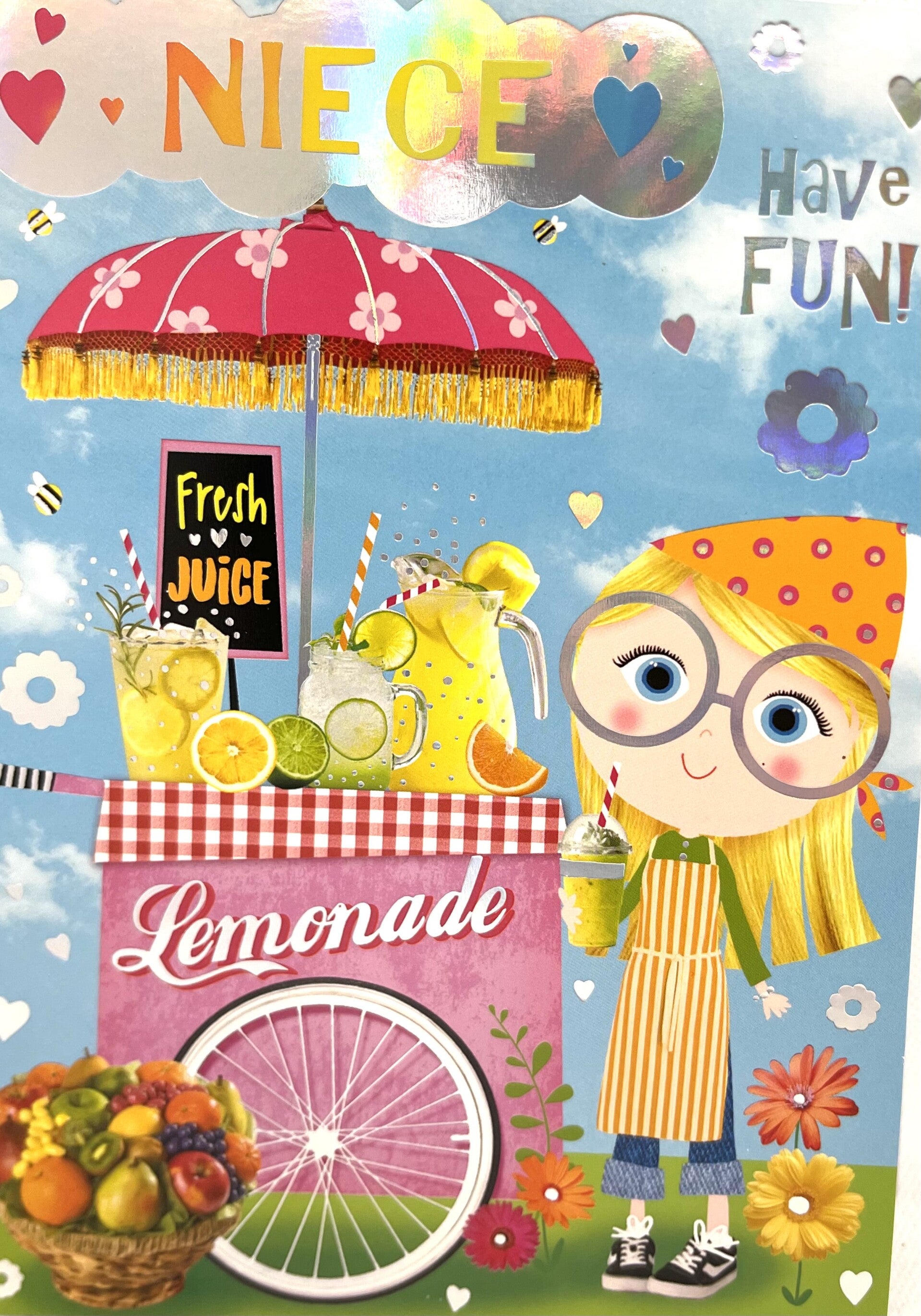 Niece Birthday Card - Niece Have Fun