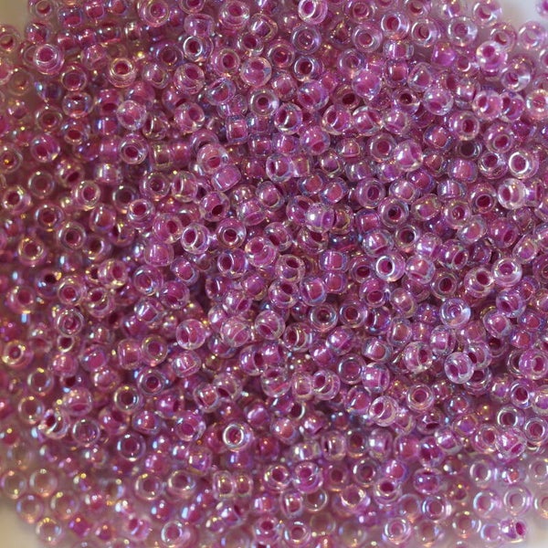 11/0-0264 Raspberry Lined Crystal AB