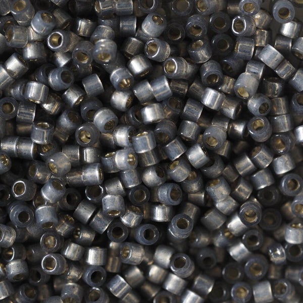 DB 0631 Silver Lined Rustic Grey Alabaster Dyed