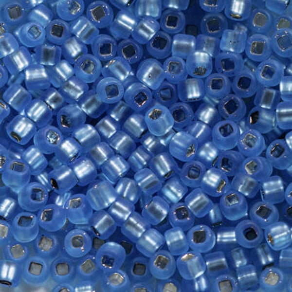 8/ 00076M light Aqua matte silver lined