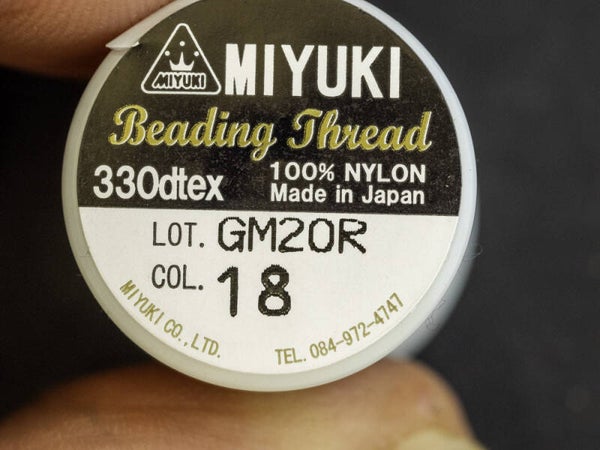 Myuki rijgdraad nr 18 Lila/roze