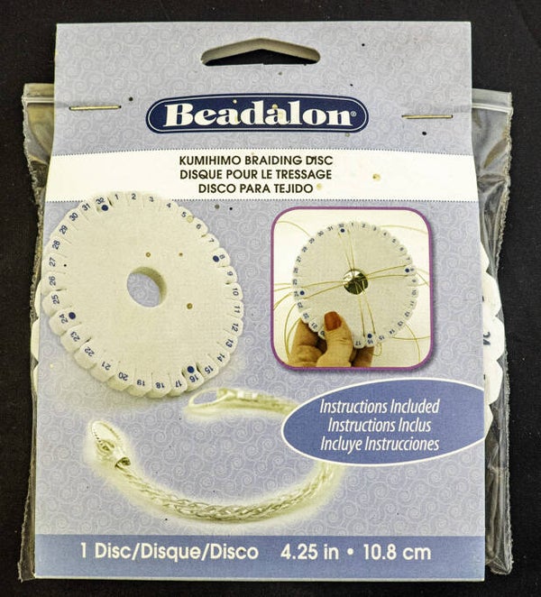 Kleine kumihimo schijf