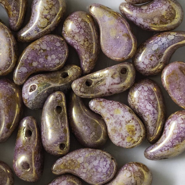 ZDUO 02010-15695 Alabaster Lila Gold Luster