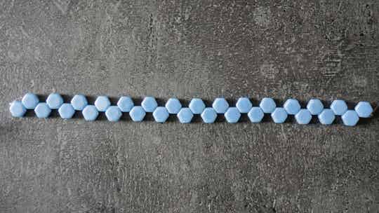 Hco663030-14400 blue turqoise shimmer