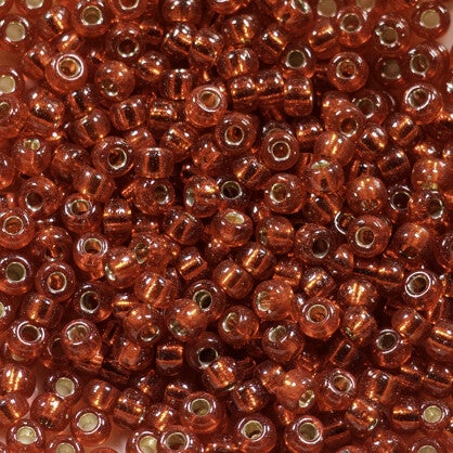 8/ 000010F flame red matte silver lined