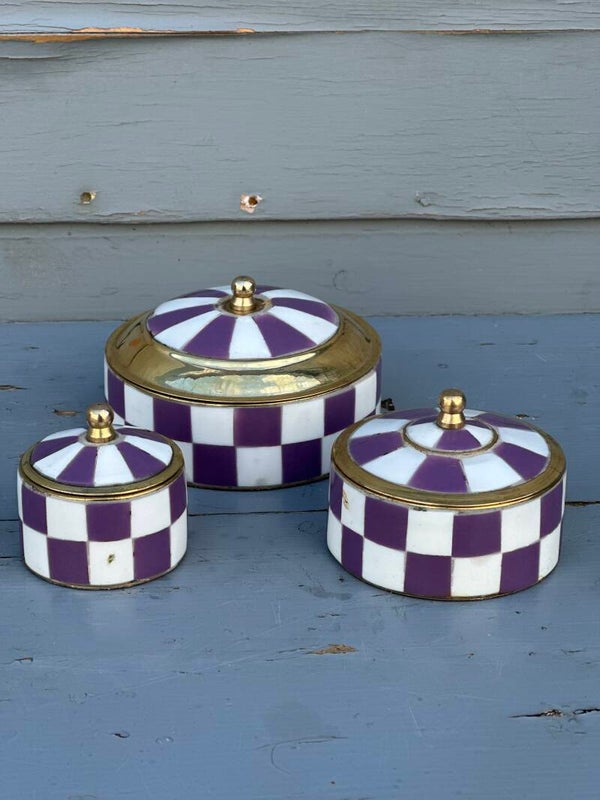 Treasurebox - Paars/wit