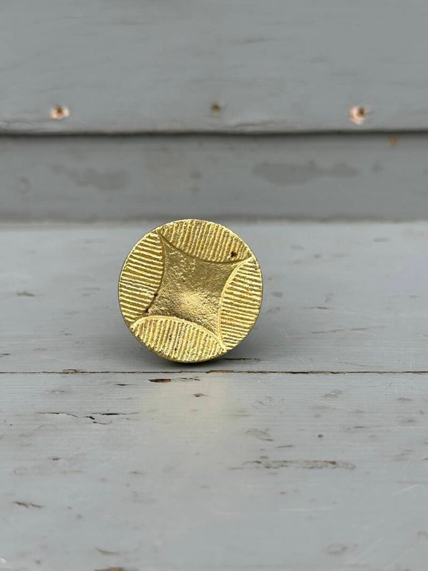 Kastknop Ruit - Rond - Goud