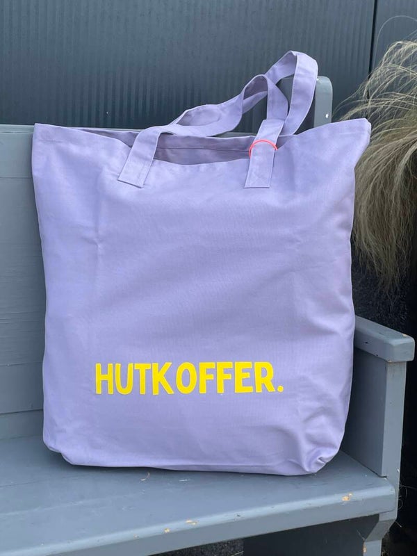 Shopper - Hutkoffer - Lila/geel