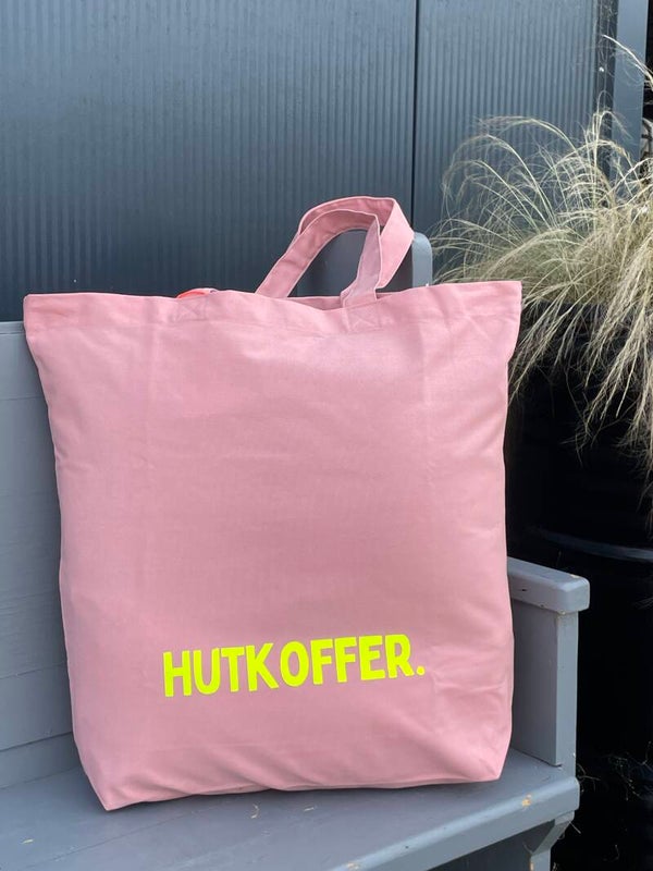 Shoppers - Hutkoffer - Roze/geel