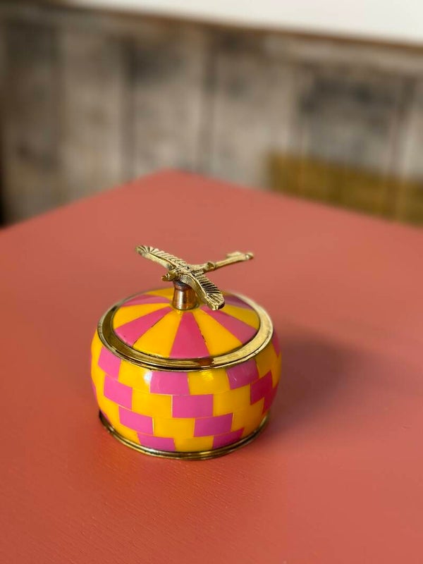 Treasurebox - Eagle - Geel/roze