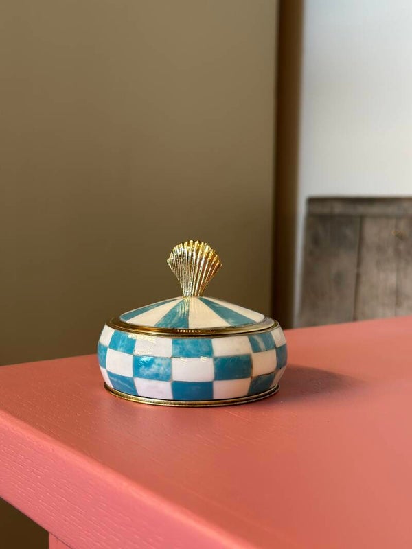 Treasurebox - Blauw schelp
