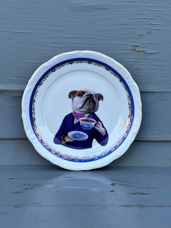 Vintage bordje - Hond