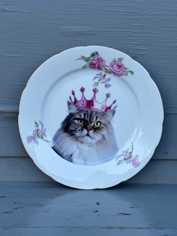 Vintage bordje - Poes