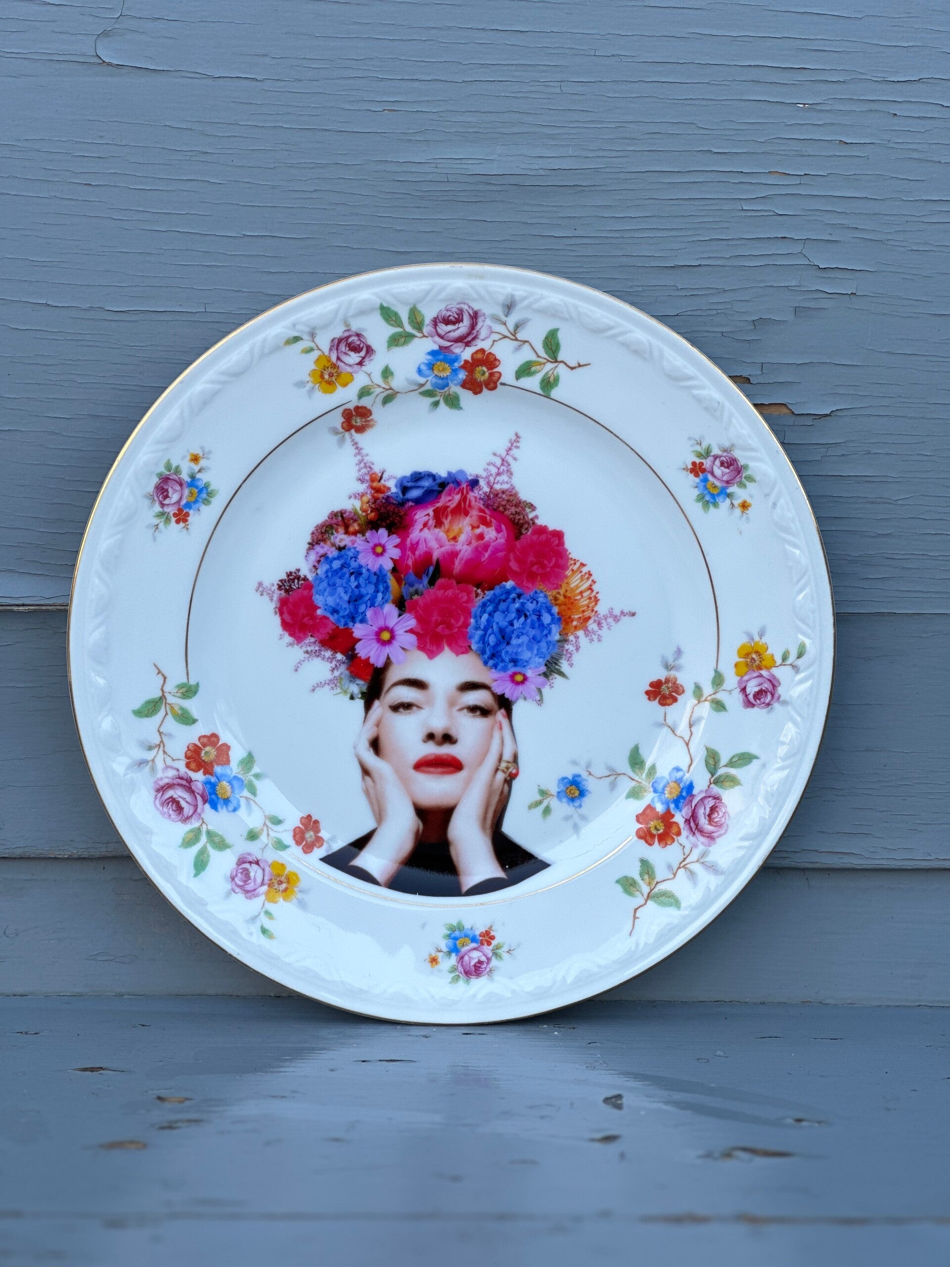 Vintage bordje - Maria Callas