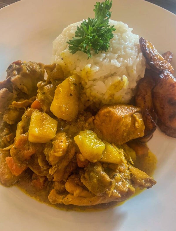 Jamaican curry chicken
