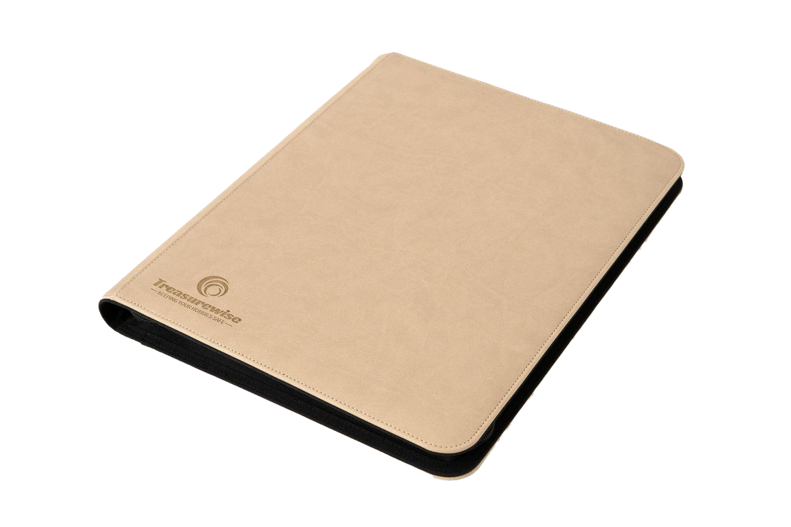 TreasureWise - 9 Pocket WiseGuard Zip Toploader Binder - White