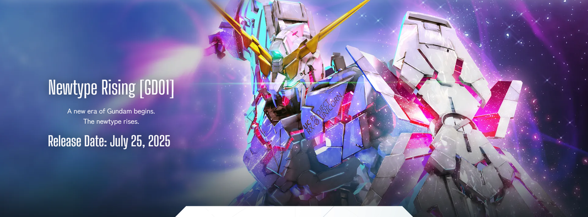 Gundam Card Game GD01 - Newtype Rising - Booster Box | The Card Garden