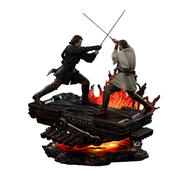 Star Wars Art Scale Statue 1/10 Anakin vs. Obi Wan 34 cm