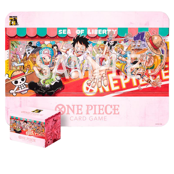 One Piece Card Game Playmat and Card Case Set 25th Edition
