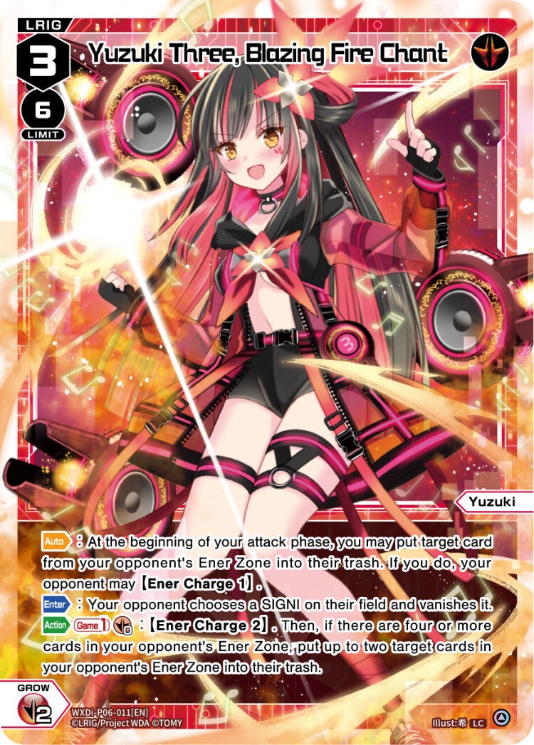 Yuzuki Three, Blazing Fire Chant [P-06]