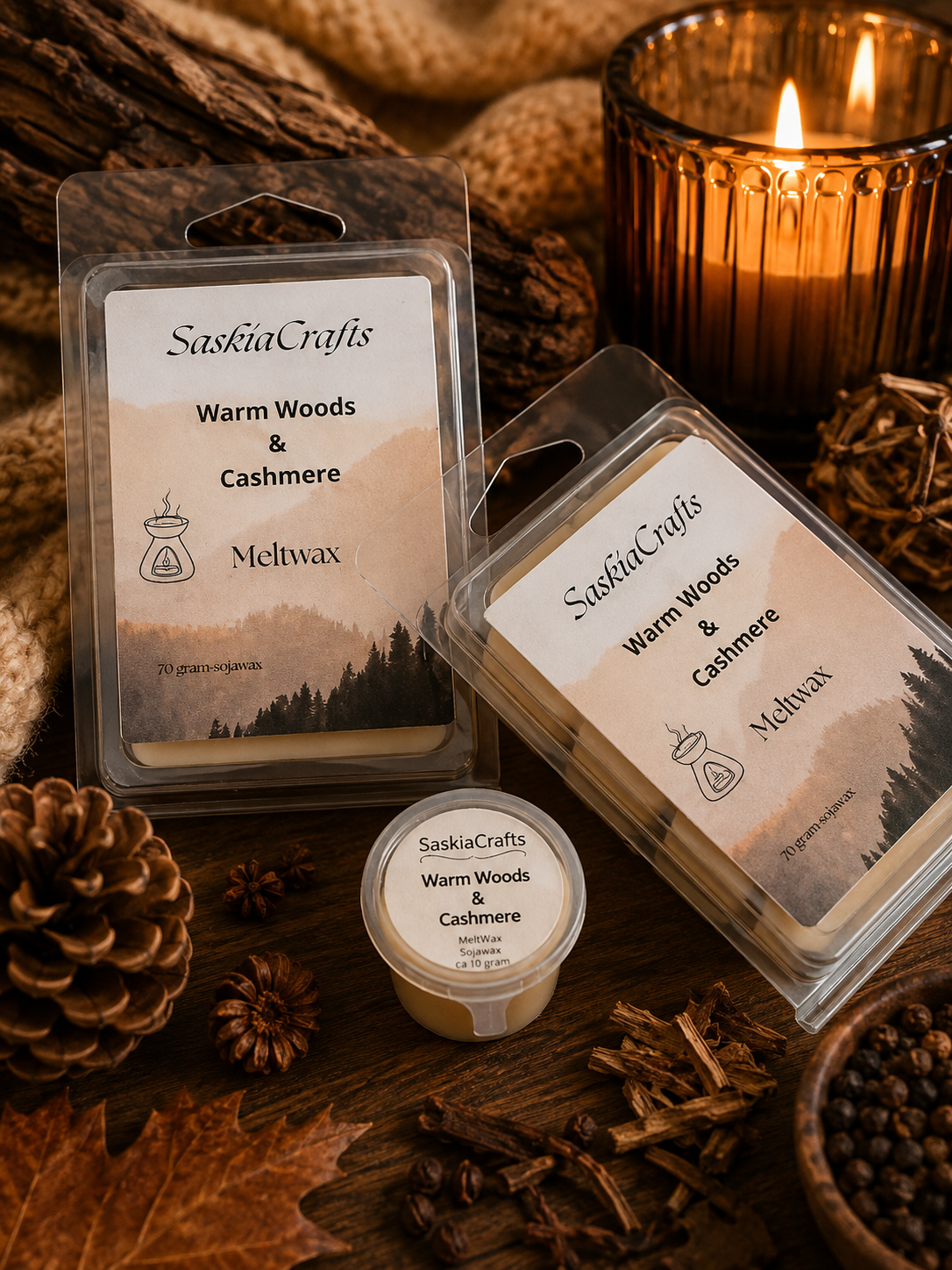 Warm Woods & Cashmere Melt Wax