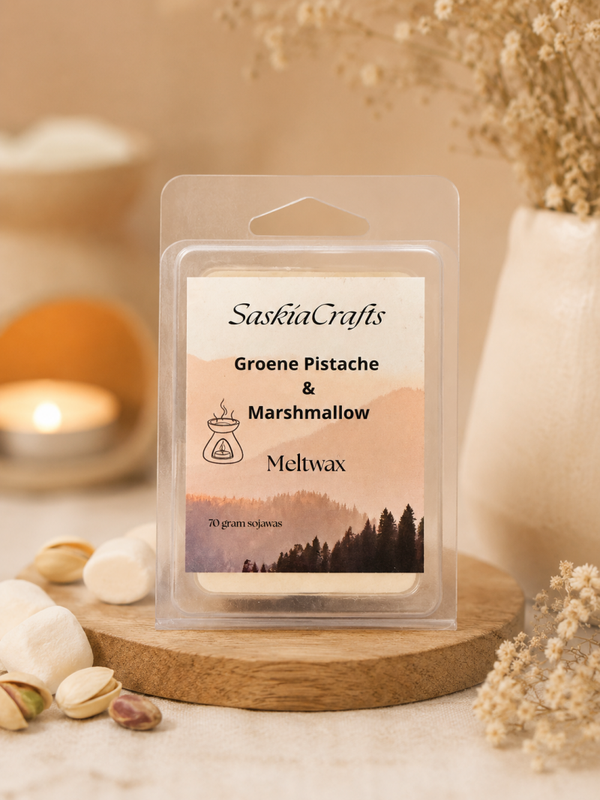 Meltwax - Groene Pistache & Marshmallow