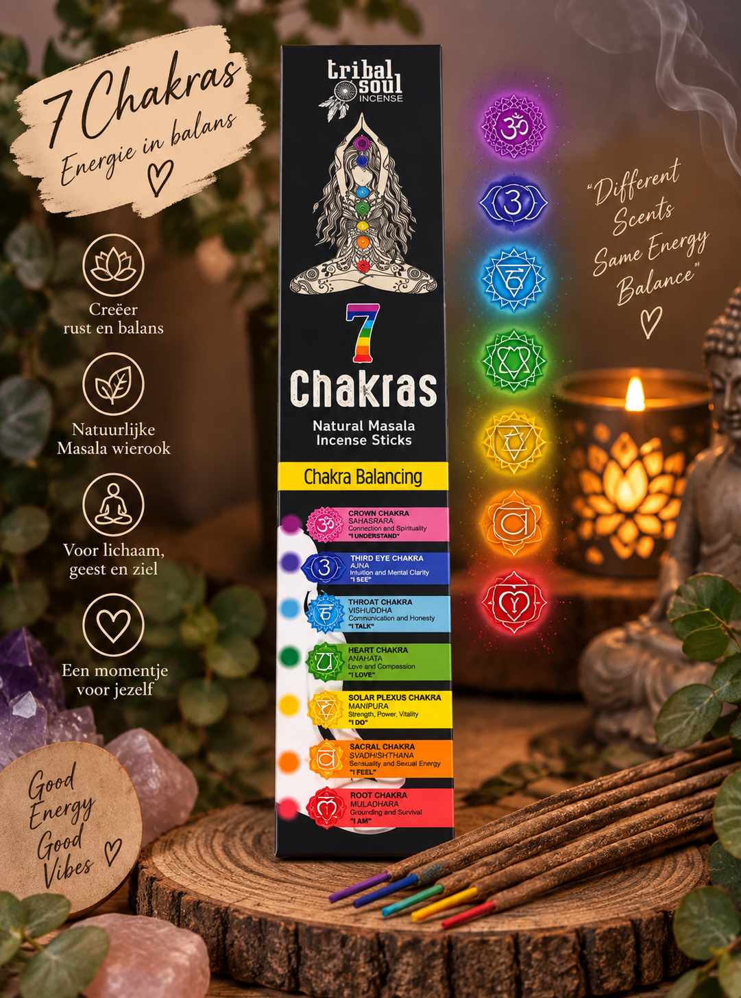 Tribal Soul Chakra wierook stokjes