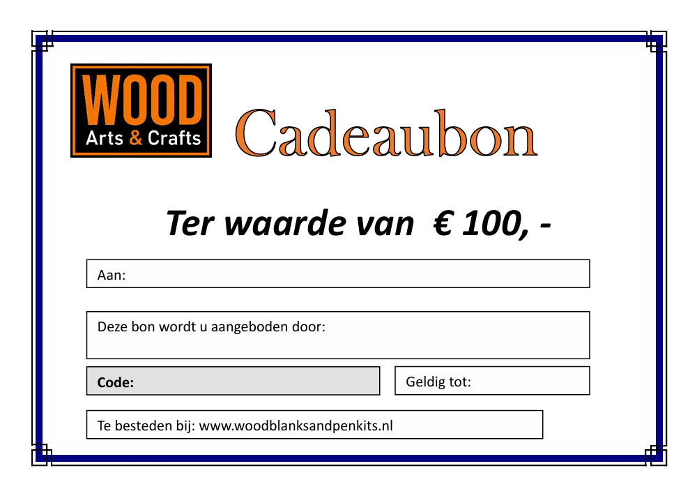 Cadeaubon €100,-