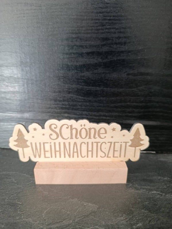 Aufsteller schöne Weihnachten
