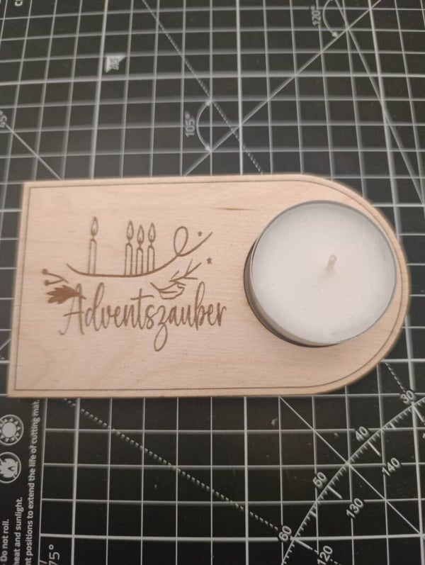 Teelichthalter Adventszauber